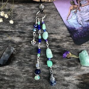 Chrysoprase Lapis Lazuli Phone Charm / AirPod Earbud Case Charm / Tablet Charm